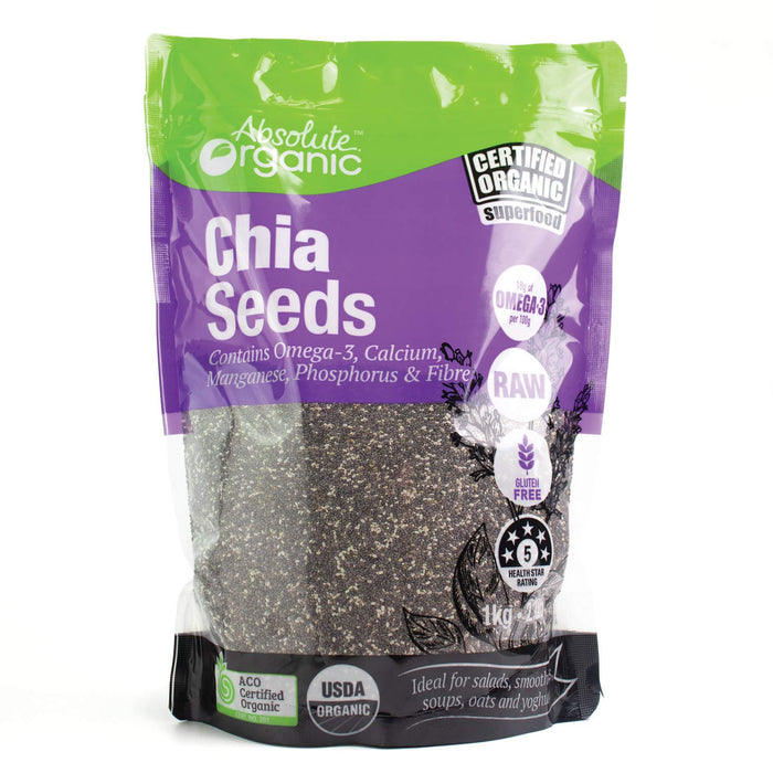 Hạt Chia Úc Absolute Organic Chia Seeds