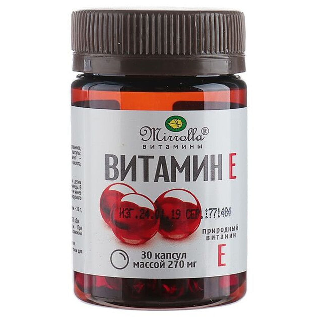 Điều gì làm cho sản phẩm Vitamin E Mirrolla 270mg của Nga trở nên đặc biệt?
