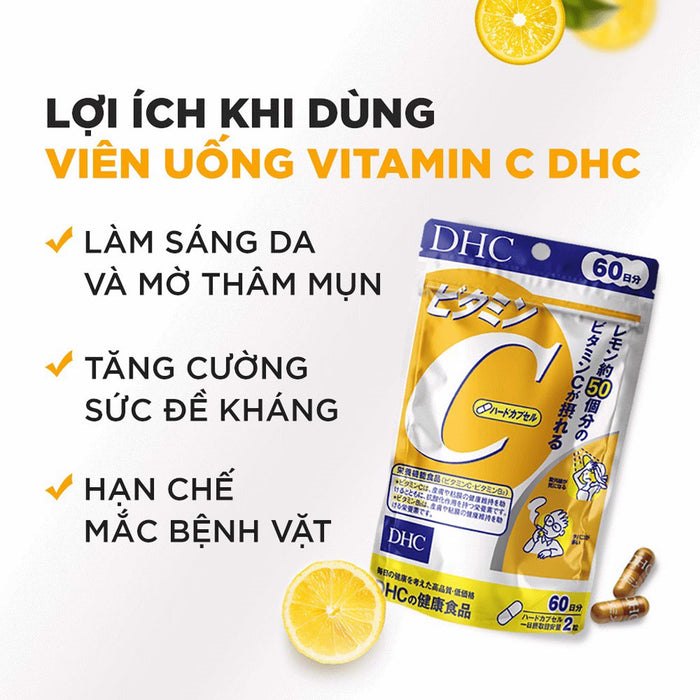 Viên Uống Bổ Sung Vitamin C DHC từ Nhật Bản