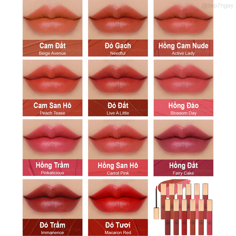 Son Kem Lì 3CE Cloud Lip Tint