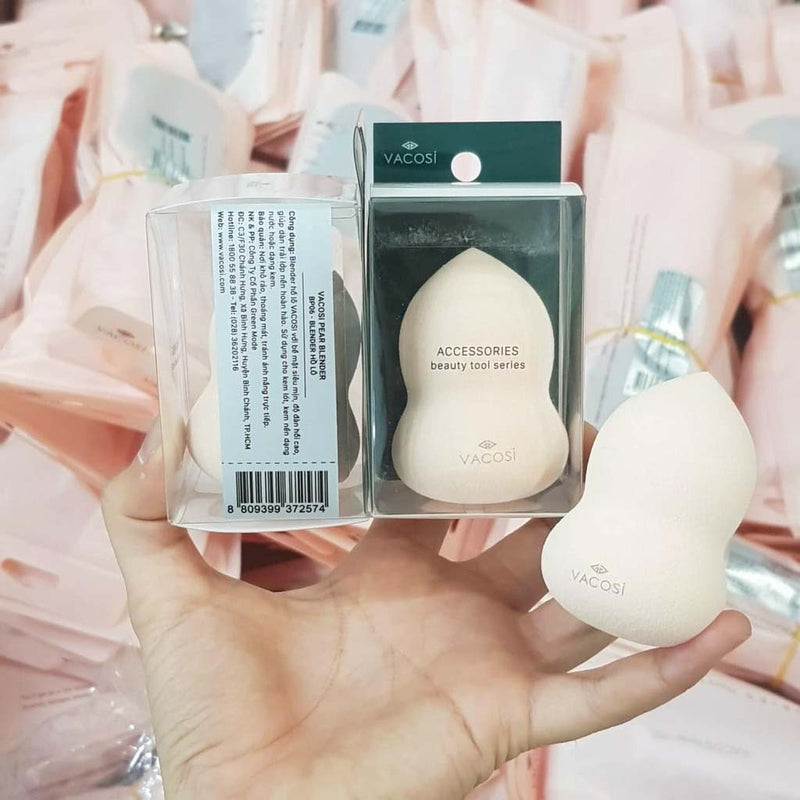 Bông Phấn Ướt Hồ Lô Vacosi Pear Blender BP06