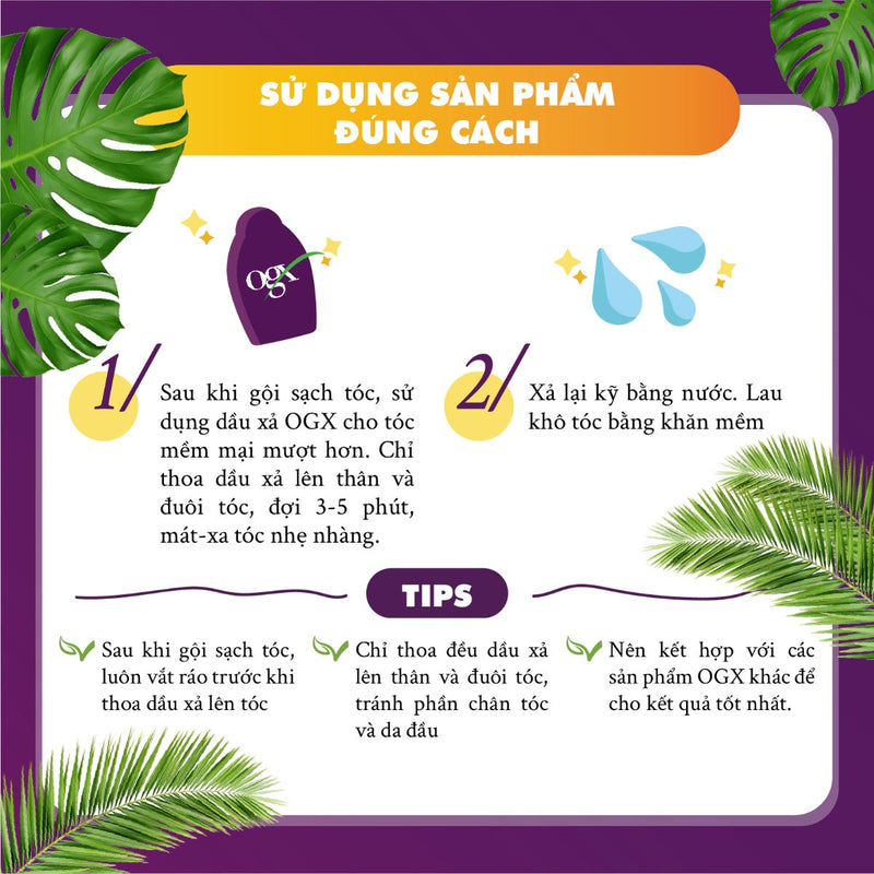 Dầu Gội OGX Biotin & Collagen của Mỹ 385ml