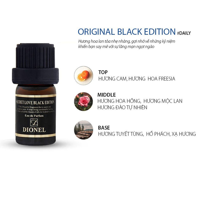 Nước Hoa Vùng Kín Dionel Secret Love Black Edition 5ml