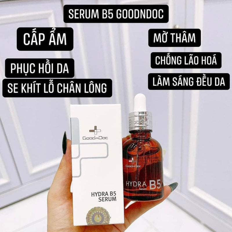 Serum GoodnDoc Hydra B5 Cấp Ẩm Phục Hồi Da 30ml