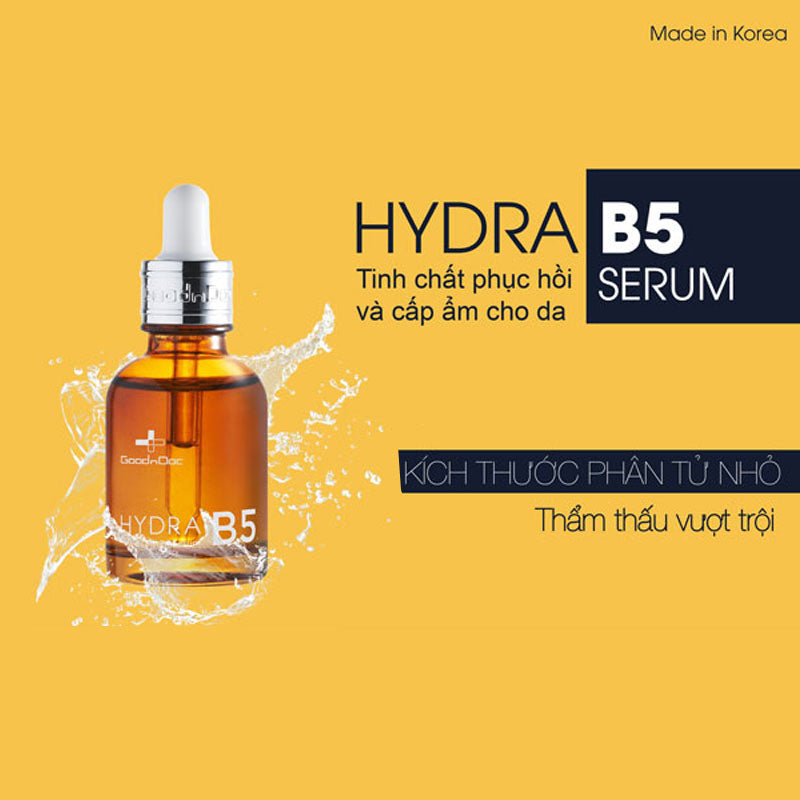 Serum GoodnDoc Hydra B5 Cấp Ẩm Phục Hồi Da 30ml