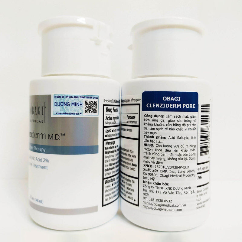 Dung Dịch Giảm Mụn Obagi Clenziderm MD Pore Therapy 148ml