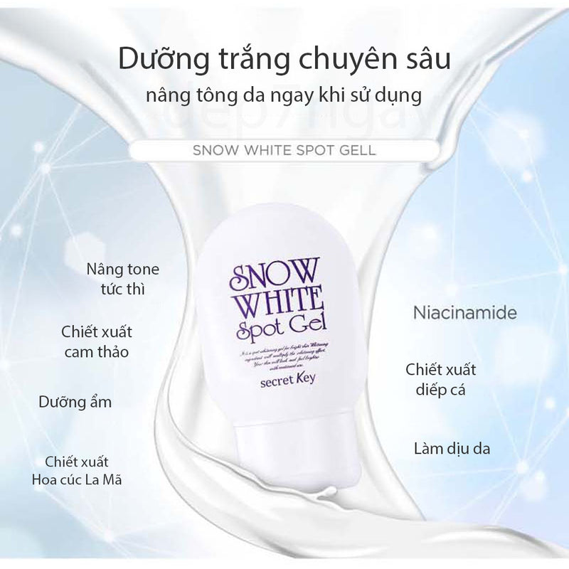 Gel Giảm Thâm Secret Key Snow White Spot Gel 65g