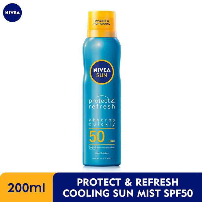 Xịt Chống Nắng Nivea Sun Protect & Refresh SPF50 200ml