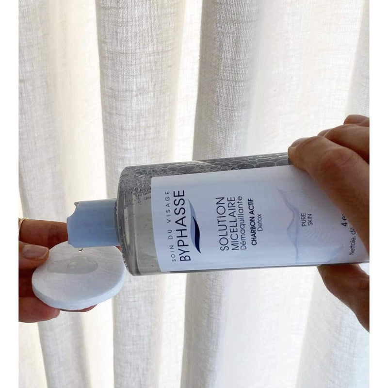 Nước Tẩy Trang Than Hoạt Tính Byphasse Cho Da Dầu 500ml