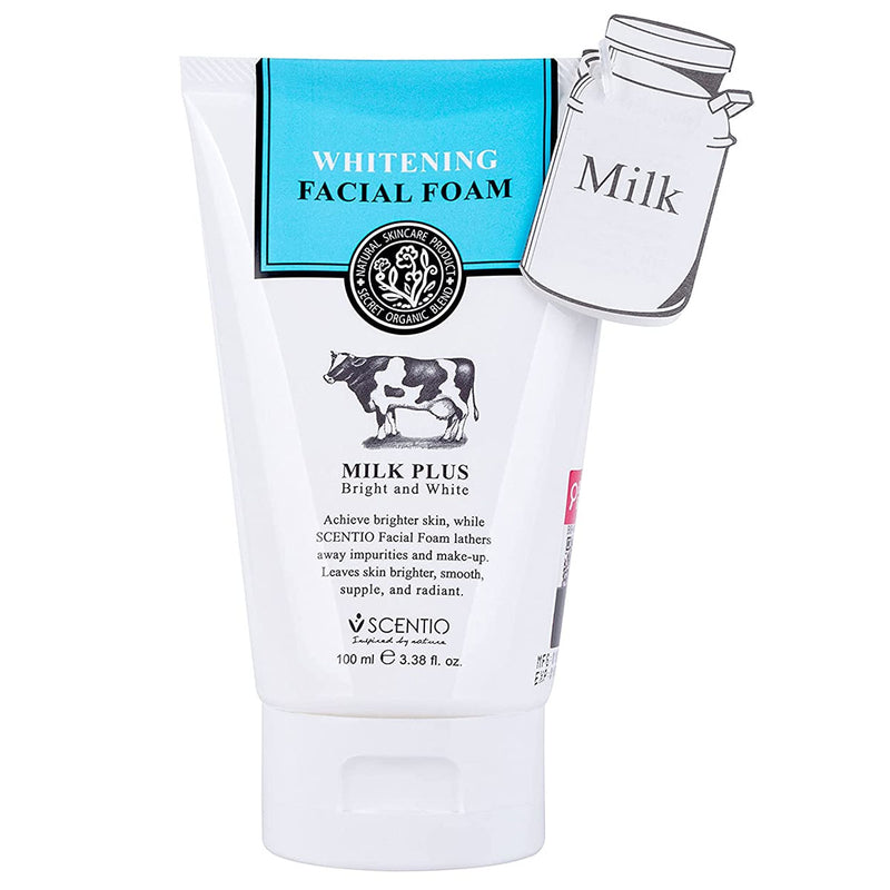 Sữa Rửa Mặt Trắng Da Scentio Milk Plus Whitening 100ml