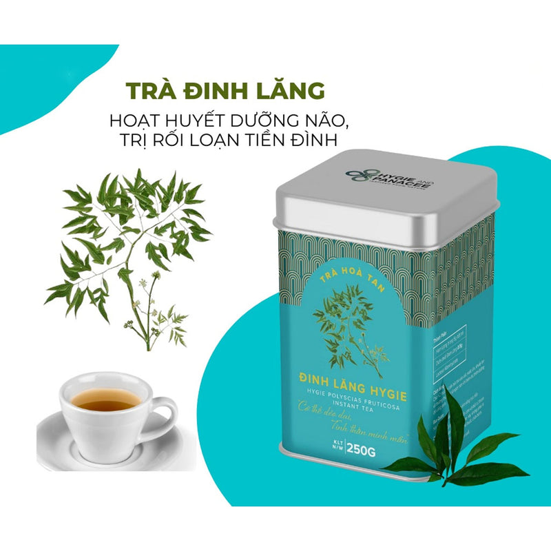 Trà Hòa Tan Đinh Lăng Hygie Điều Hòa Huyết Áp