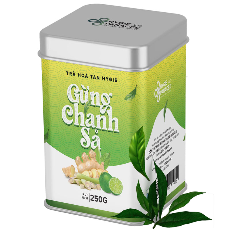 Trà Hòa Tan Gừng Chanh Sả Hygie Tăng Sức Đề Kháng