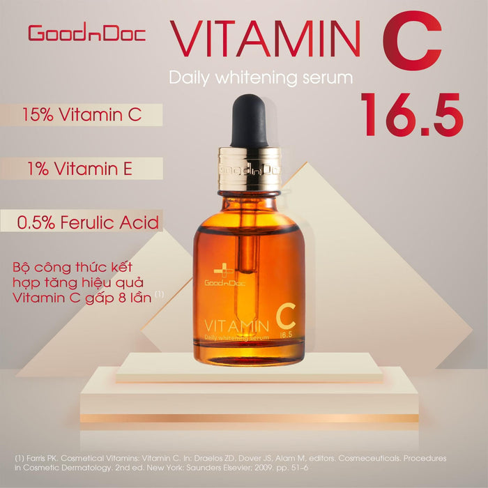 Serum Vitamin C GoodnDoc Trắng Da Mờ Nám 30ml