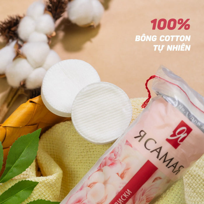 Bông Tẩy Trang Ya Samaya 100% Cotton 120 Miếng