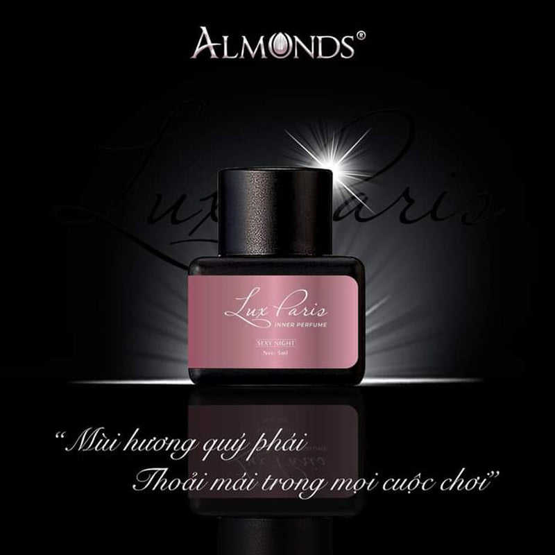 Nước Hoa Vùng Kín Almonds Lux Paris Hương Quyến Rũ 10ml