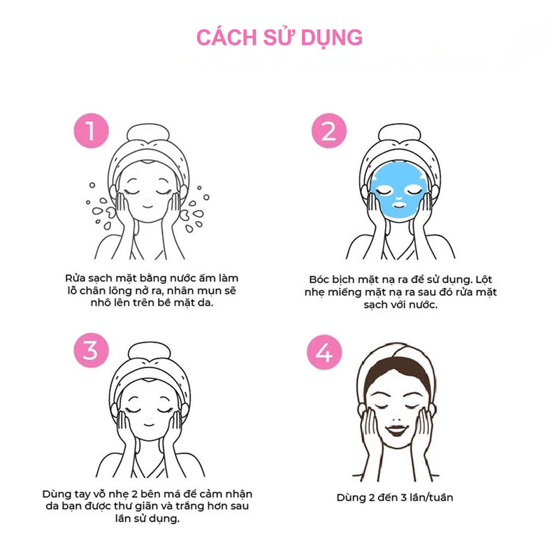 Mặt Nạ Dưỡng Da Hồng Sâm 3W Clinic từ Hàn Quốc