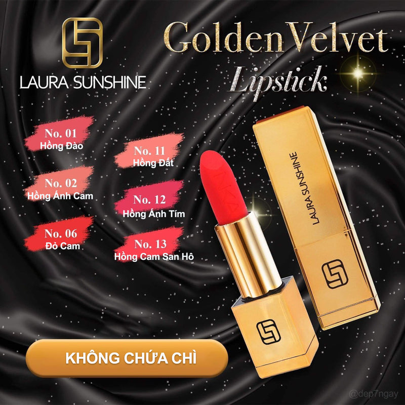 Son Lì Laura Sunshine Golden Vỏ Vàng