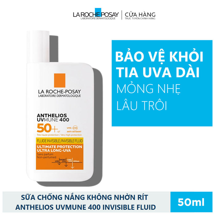 Kem Chống Nắng La Roche-Posay Anthelios UVMune 400 Invisible Fluid SFP 50+ 50ml