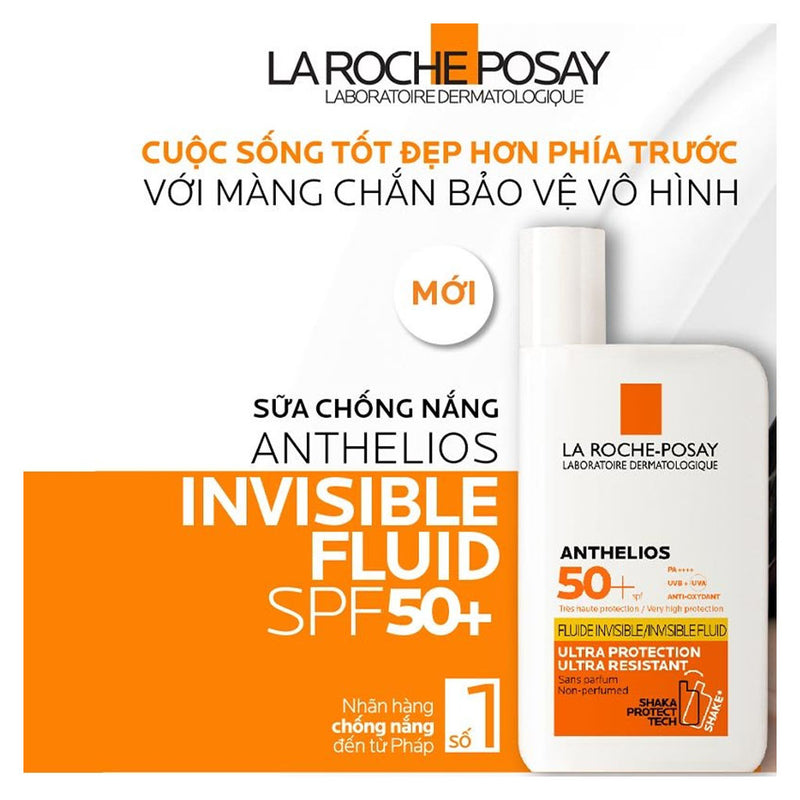 Kem Chống Nắng La Roche-Posay Anthelios UVMune 400 Invisible Fluid SFP 50+ 50ml