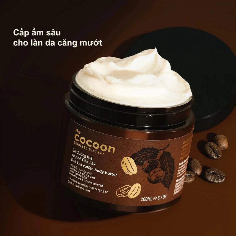 Bơ Dưỡng Thể Cocoon Cà Phê Đắk Lắk 200ml