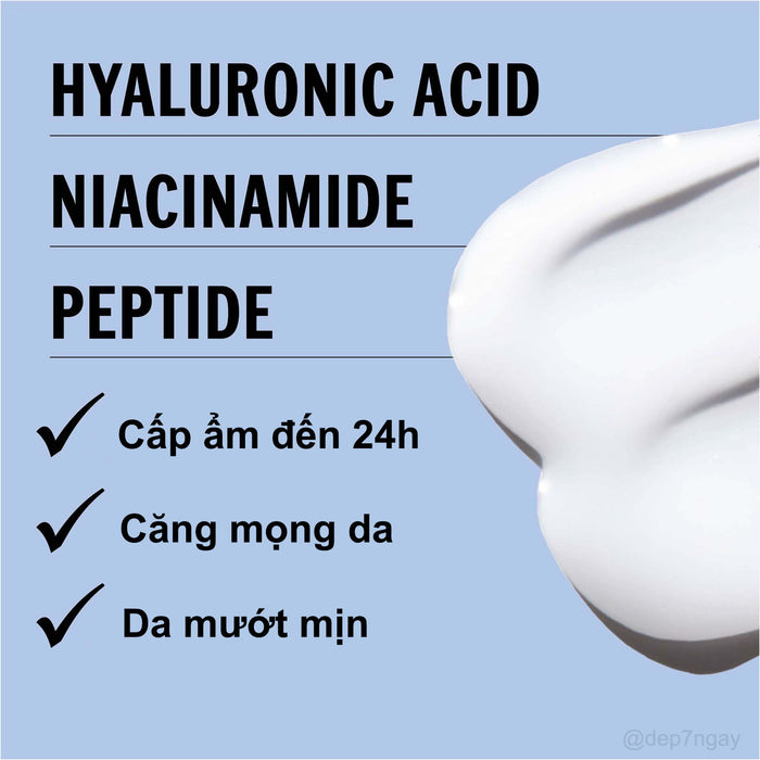 Kem Cấp Ẩm Olay Hyaluronic + Peptide 24 Hydrating Gel 48g