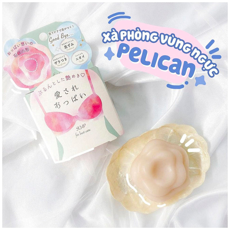 Xà Phòng Làm Hồng Ngực Pelican Soap For Bust Care 70g