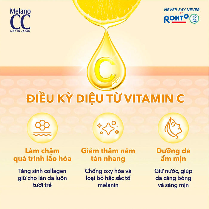 Nước Hoa Hồng Melano CC Vitamin C Brightening Lotion 170ml
