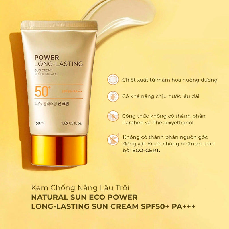 Kem Chống Nắng The Face Shop Power Long Lasting SPF50+ 50ml