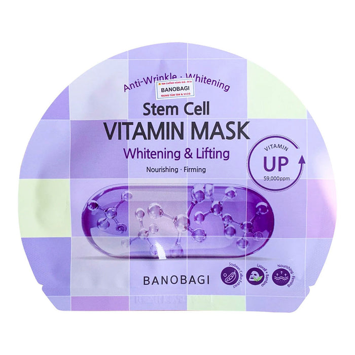 Mặt Nạ Dưỡng Trắng Banobagi Stem Cell Vitamin Mask 30g