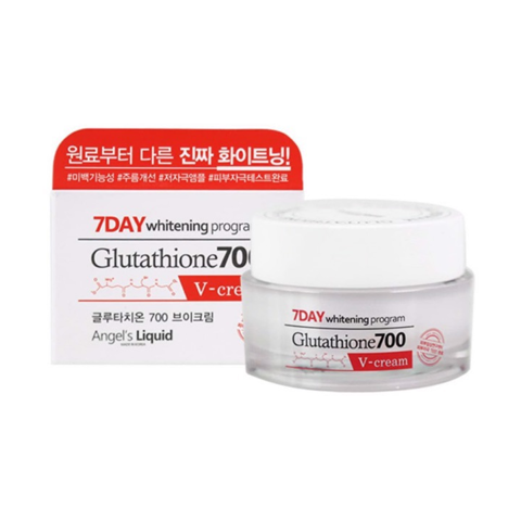 Kem Dưỡng Trắng Angel's Liquid 7Day Whitening Program Glutathione 700 V-Cream 50ml
