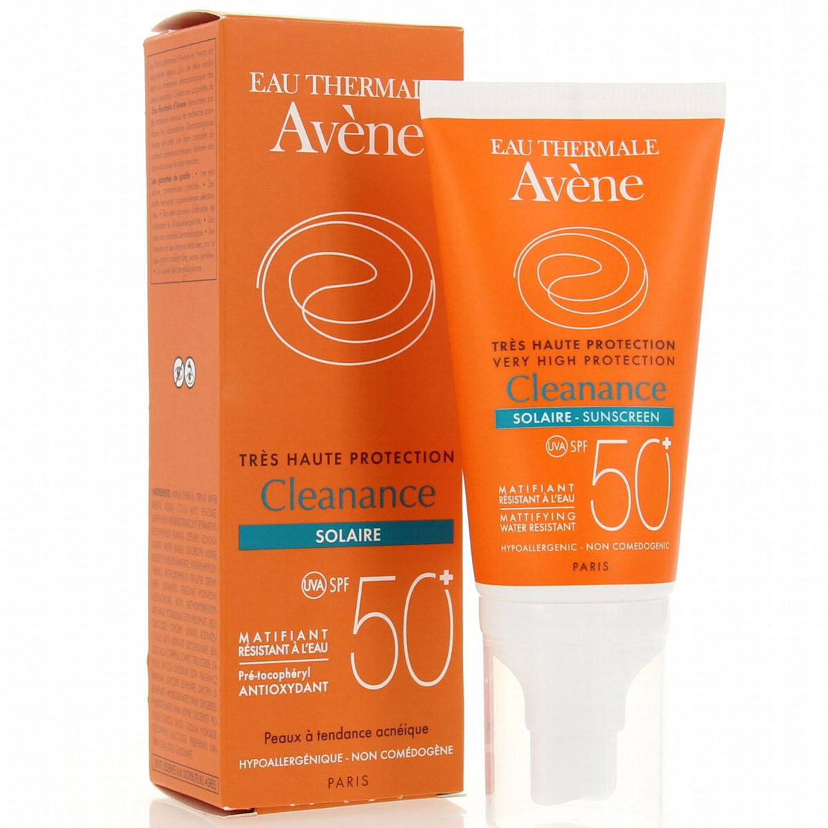 Kem Chống Nắng Avene Cleanance SPF 50+ Cho Da Dầu Mụn 50ml