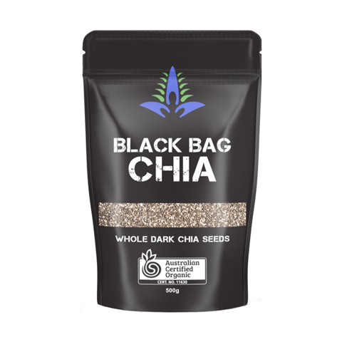 Hạt Chia Úc Black Bag Em Super Foods 500g