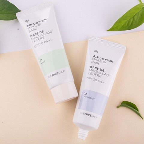 Kem Lót The Face Shop Air Cotton Make Up Base SPF30 35g