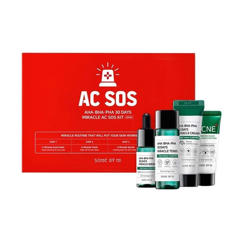 Bộ Kit Some By Mi AHA - BHA - PHA 30 Days Miracle Ac Sos Kit