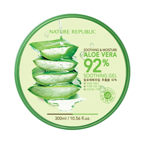 Gel Dưỡng Ẩm Nha Đam Nature Republic Aloe Vera 92% Soothing Gel 300ml