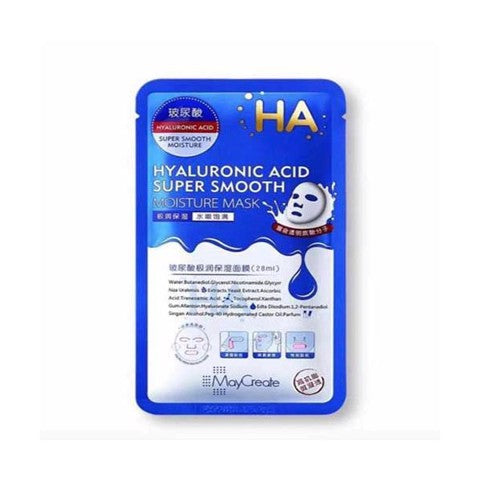 Mặt Nạ HA Hyaluronic Acid Super Smooth Maycreate 28ml - Cấp Nước