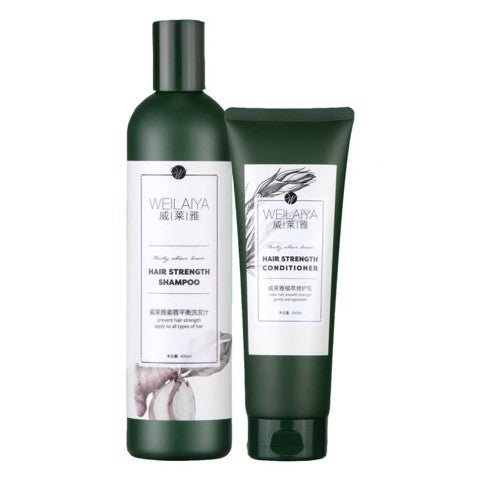 Bộ Dầu Gội Xả Chiết Xuất Gừng Weilaiya Phục Hồi Tóc