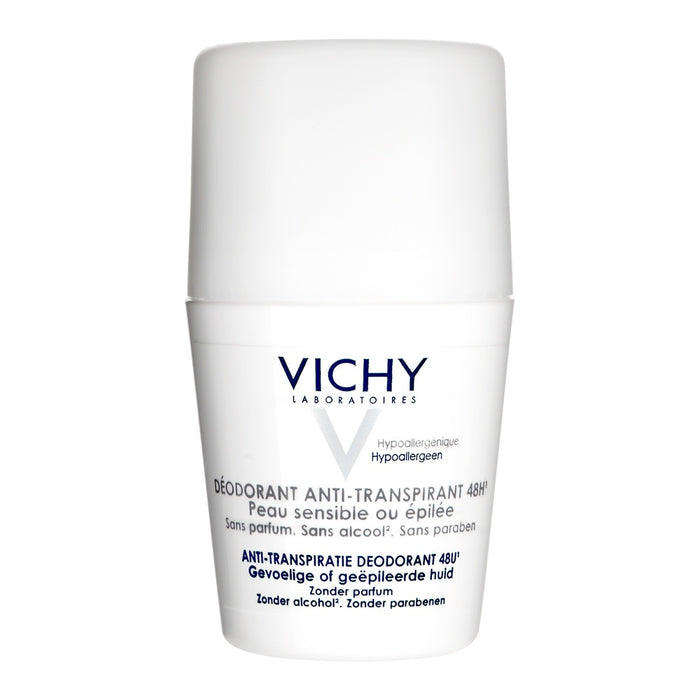 Lăn Khử Mùi Vichy Trắng Deodorant Anti-transpirant 48h 50ml