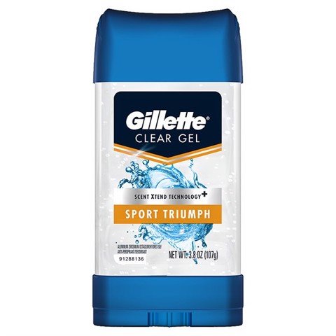 Lăn Khử Mùi Gillette Clear Gel Sport Triumph 107g